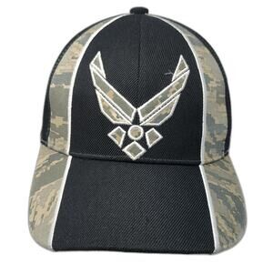 Air Force Strapback Baseball Cap Multi One Size Adjustable Embroidered Santo Cap